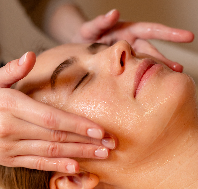 visage souriant soin de la peau